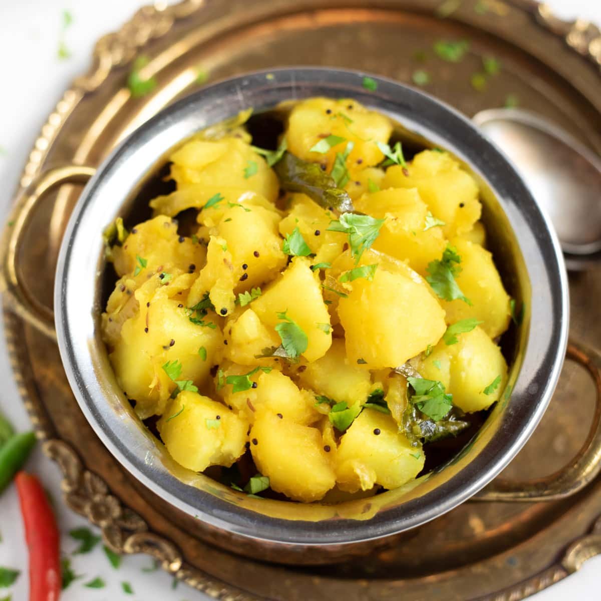 Batata Bhaji (Dinner Style)